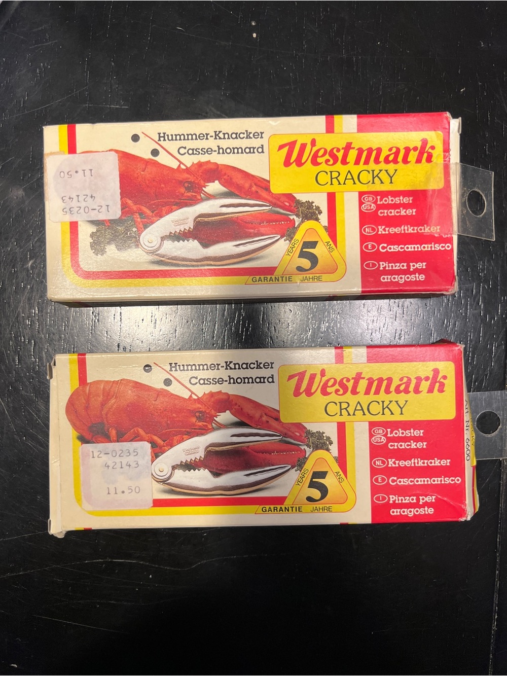 Two Westmark Cracky lobster cracker; VINTAGE; New in box